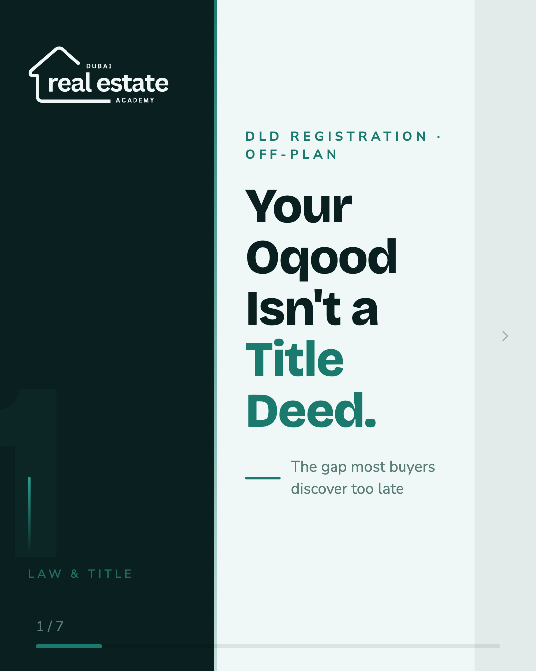 Oqood and Title Deed