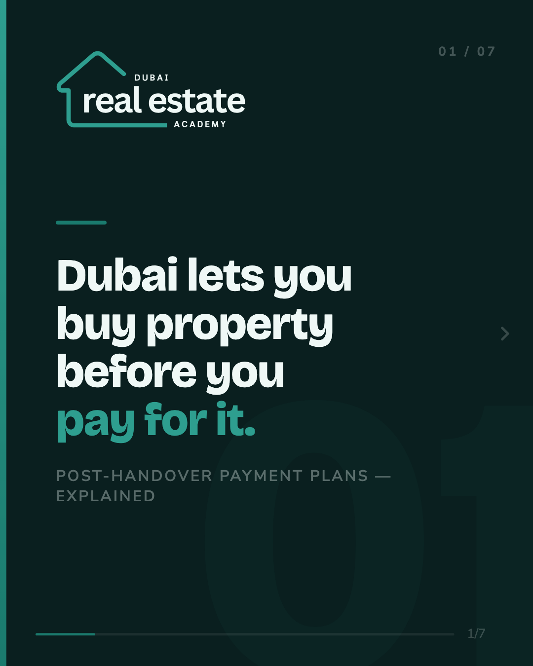 Post-Handover Payment Plans